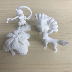 ３Dプリンターで作ったポケモン４種類